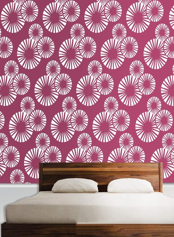 DECORNOW Reusable DIY DIY Wall Stencil Painting, Suitable for Home Decoration; Wall Decoration Size : 16 x 24 inch; Multicolour - Image 4